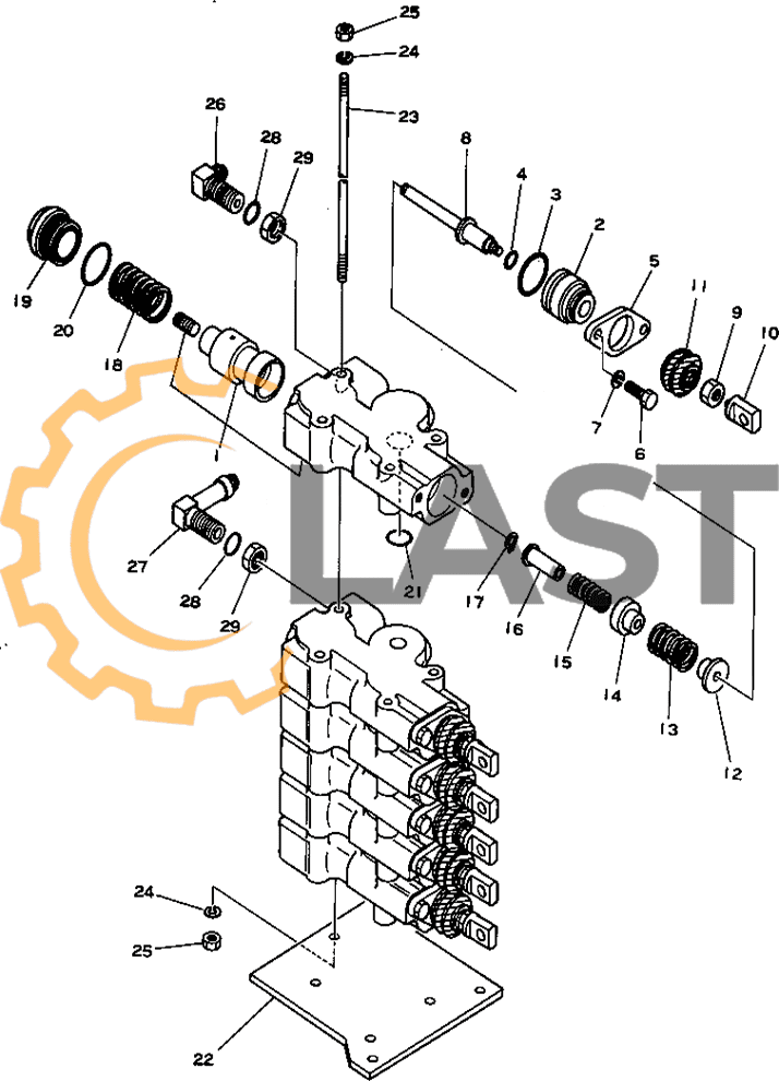 176-76-21320 ТРУБКА запчасти от Ла-спецтрак