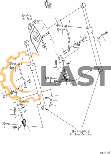 206-966-K710 СОЕДИНЕНИЕ запчасти от Ла-спецтрак