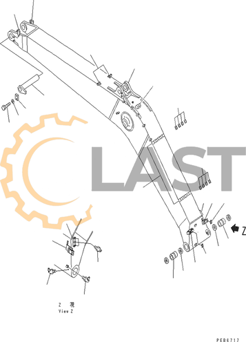 207-62-64590 СОЕДИНЕНИЕ запчасти от Ла-спецтрак